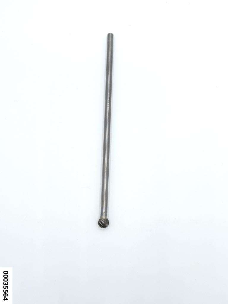 hansewerkzeug Hartmetall-Rotierfräser "extra lang", Kugelform, 9,6x185mm