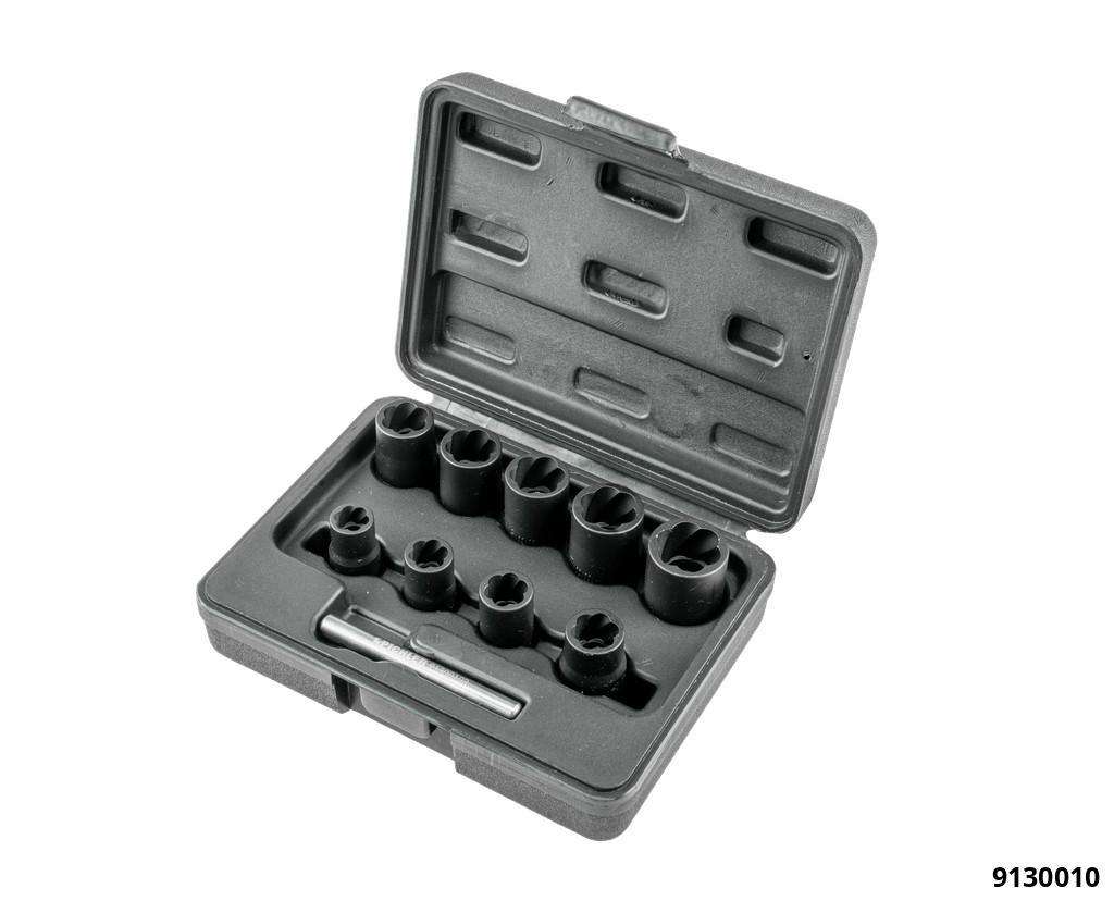 Ausdreher-Set Twist Socket, 9-tlg. 3/8", 10-19 mm