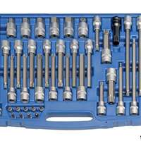 Spezial-Zussammenstellung Sondereinsätze Torx,Innensechskant, Vielzahn,Keilzahn Set 38tlg