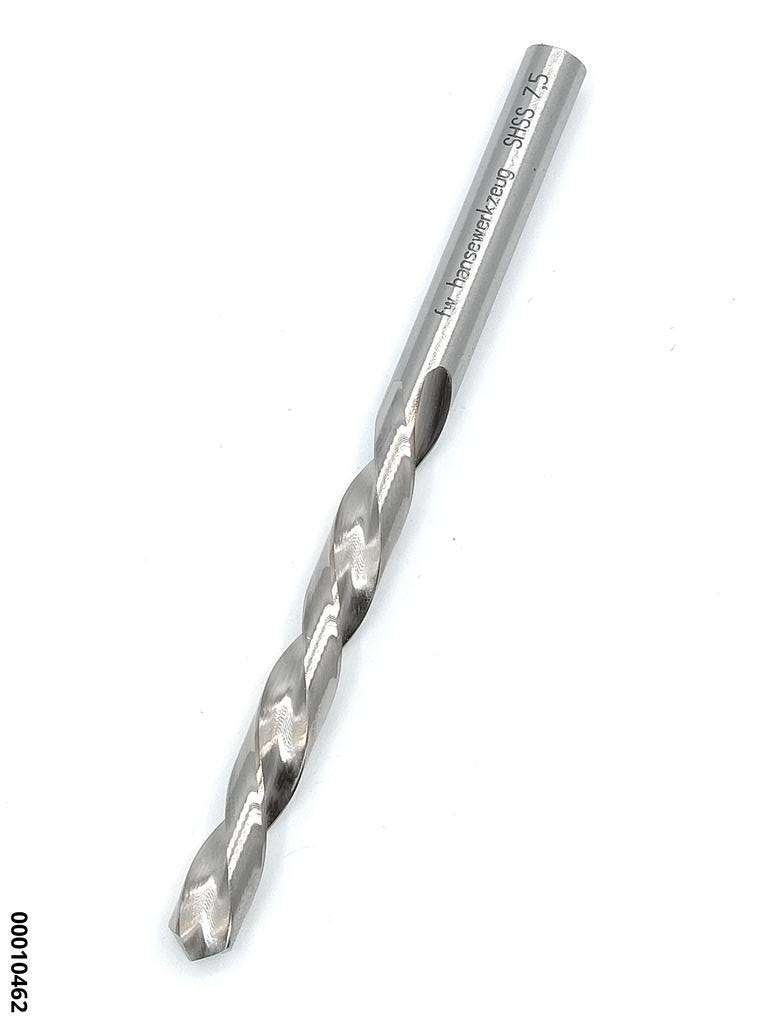 hansewerkzeug SHSS Spiralbohrer Typ 120Links 7,5 mm