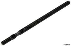 Stepped Spindle M14/12x280 mm for Bush Remover & Installer Tool 61760300