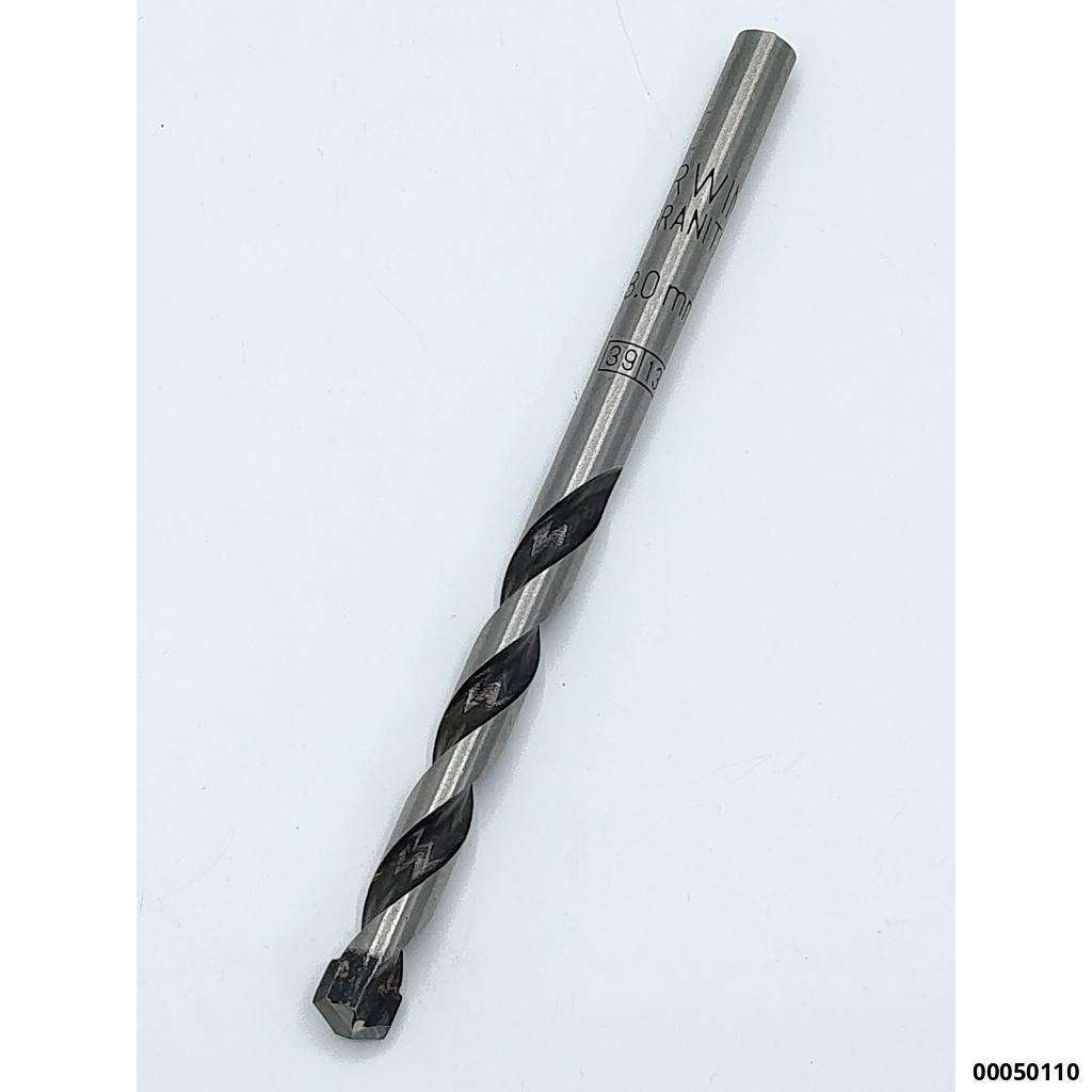 HM-Spezial-Bohrer "Typ  B2003" · Ø 8,0 mm · Gesamtlänge 120 mm GRANIT-STEIN-FLIESEN