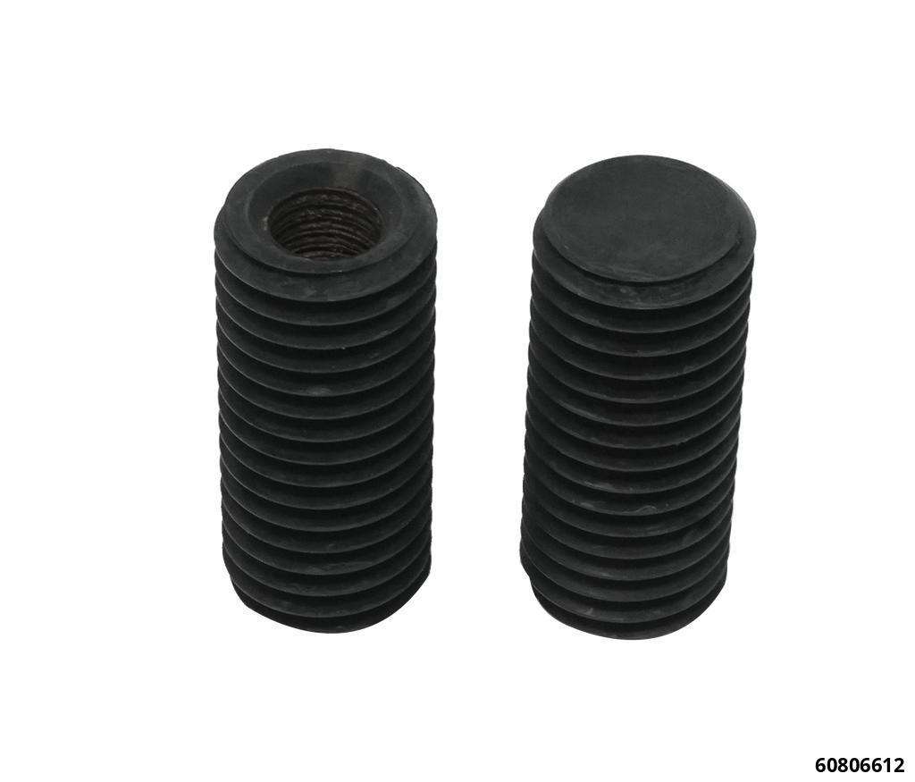 Spindelpaar 40 mm lang als Ergänzung für Abstützfuß-Längsträger