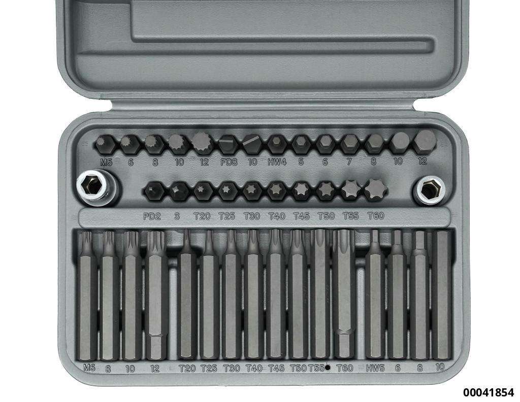 hansewerkzeug Universal Power Bits Satz 42-tlg. Aufnahme 10 mm
