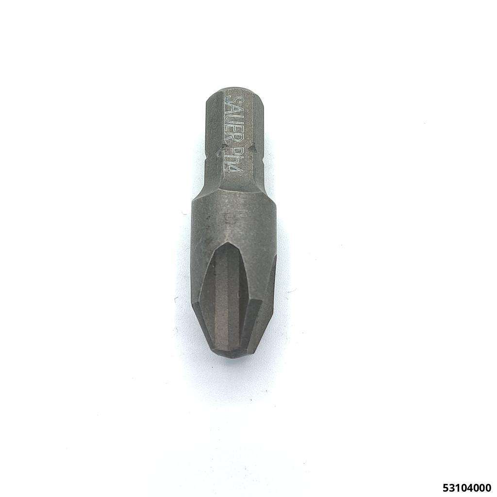 Kreuzeinsatz 1/4" S-Antrieb Gr. 4