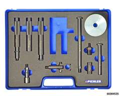 Outils d‘extraction d‘injecteurs mod.UNI III, 9 pcs, version manuelle