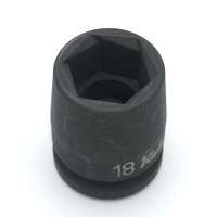 Socket hexagonal "Impact" 1/2"drive 18mm 27 x 30 x 38