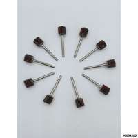 10er-Pack Micro-Schleiflamellenrad 10x10x3,0mm  Korn 60 / 3,0mm Schaft (VE10)