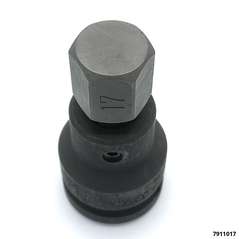 Hex bit socket "Impact" 17mm x 61 x 1/2" drive