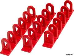 Supports multi rouges à crochets de traction, U.V. 3 pcs, supports