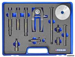 Universal injector removal set UNI II 10 pcs., manual operation with gripping claw