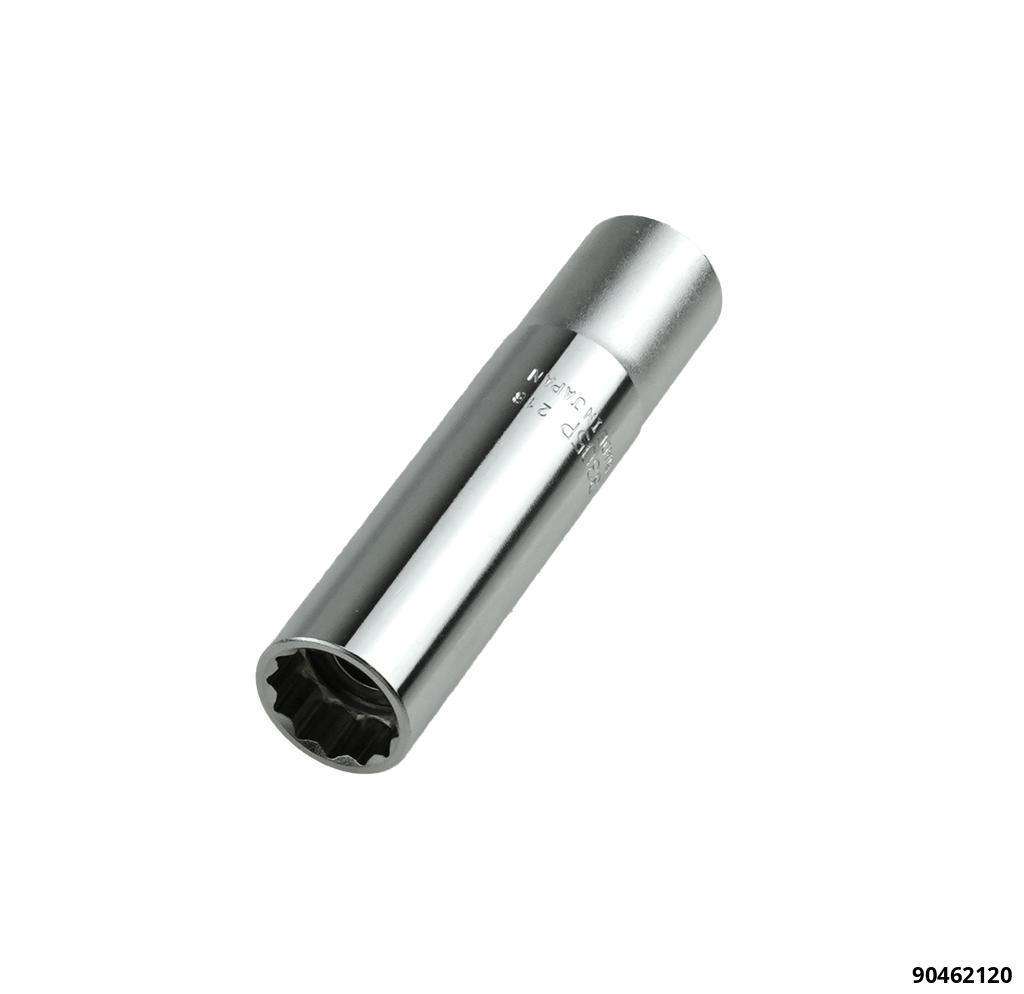 Zündkerzenstecknuss 12 mm Antrieb 3/8" Länge 70 mm mit Magnet 12-kant 3305P 12