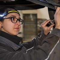 Headlamp 450 Lumen COB LED on/off contactless