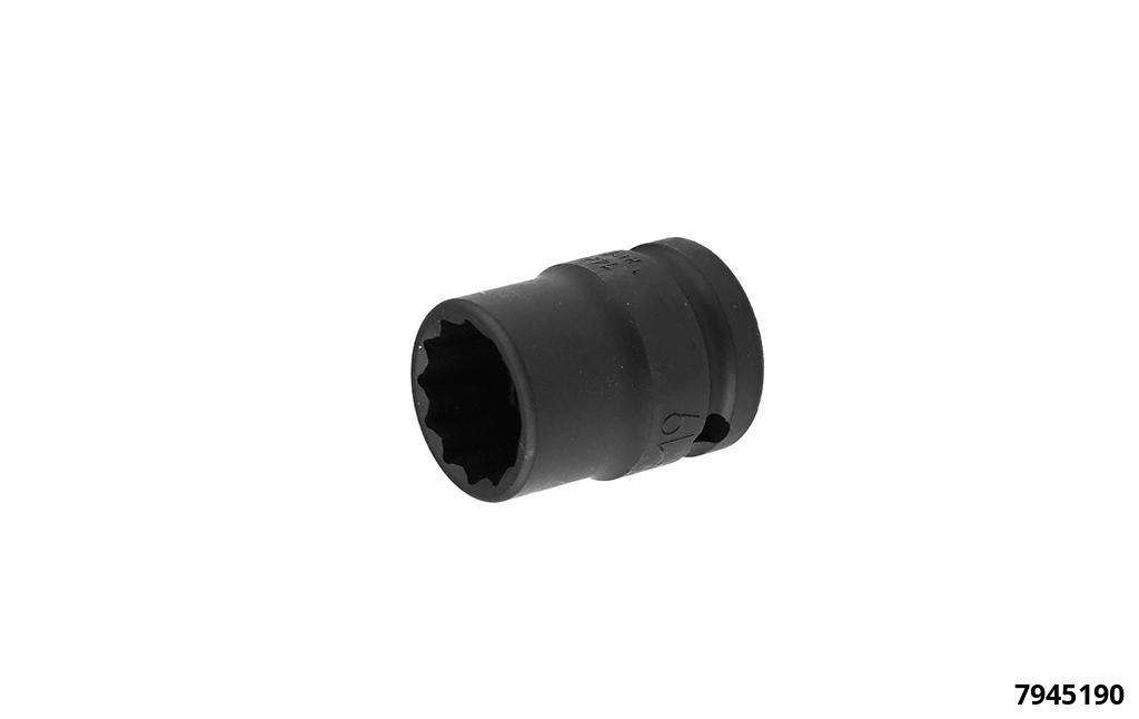 Schlagstecknuss 19 mm 12-kant dünnwandig 14406M 19mm