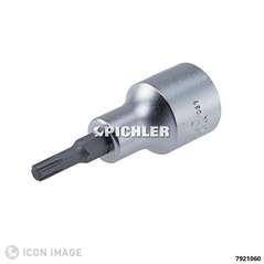Keilzahn-Einsatz 765 C 1/2" A. SW 6 x 63