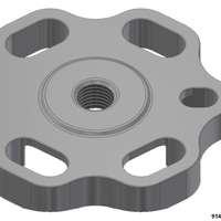 Platte für Demontage Kompaktradlager 3-u. 4-Lochnabe z.B. VW, Audi,Seat,Skoda