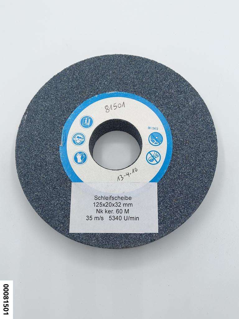 hansewerkzeug Schleifbockscheibe "Normalkorund" 125 x 20 x 32 Bohrung  / K60