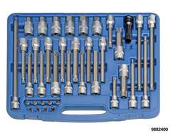 Spezial-Zussammenstellung Sondereinsätze Torx,Innensechskant, Vielzahn,Keilzahn Set 38tlg