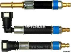 Kupplung Set 3-tlg.Schlauch u.Stecker drm.10,00 C-blau