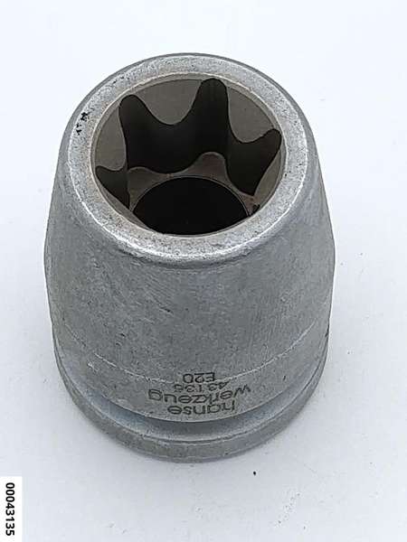 hansewerkzeug Kraftstecknuss 1/2" Aussentorx E20* Länge 38 mm