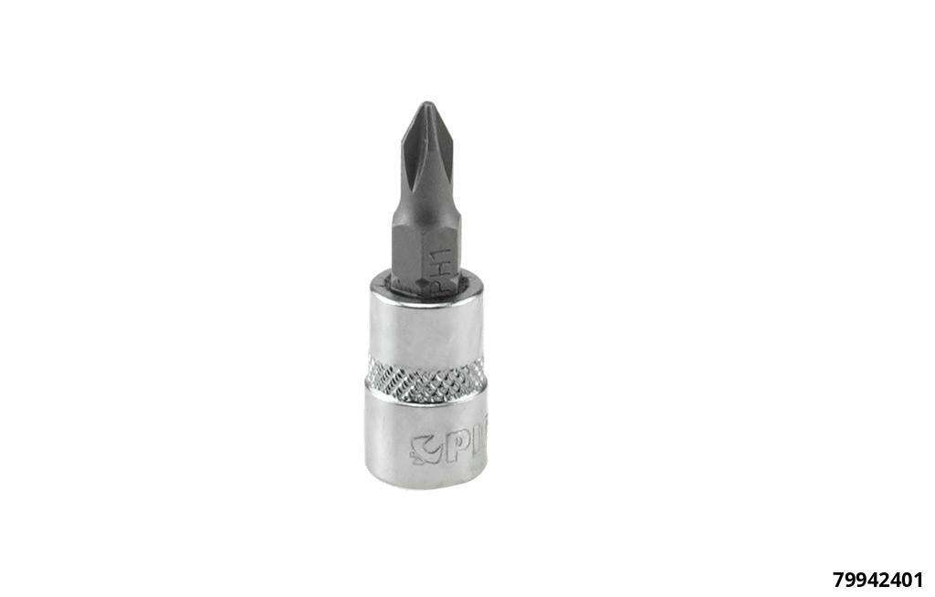 1/4" socket, cross, PH1, length 37 mm