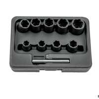 Kit d’extracteurs Twist Socket, 9 pcs. 3/8", 10-19 mm