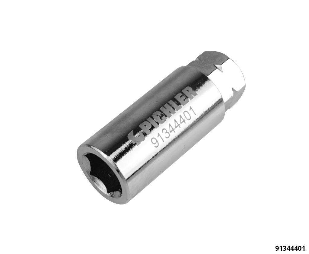 Bremsentlüfter-Stecknuss SW 11 6-kant - Sonderlänge 45 mm VAG