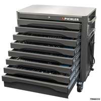 Tool Cabinet P36s, Color: BLACK, incl. tool assortment 558 pcs. "Expert"