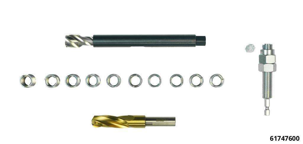 Werkzeugsatz zur Gewinderep. M14x1,5 Stoßdämpferverschraubung Querlenker