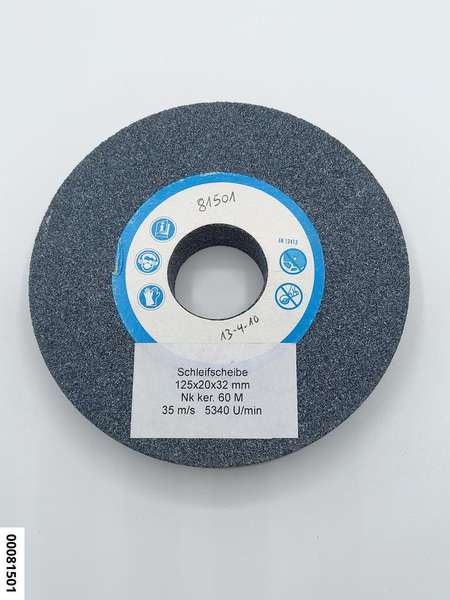 hansewerkzeug Schleifbockscheibe "Normalkorund" 125 x 20 x 32 Bohrung  / K60