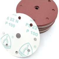 Schleifpapier, kletthaftend 150 mm K 100   Lochform: GLS 1  (VE 50 Stück)