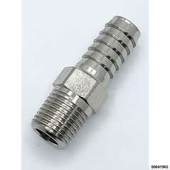 Stecknippel mit 1/4" Außengewinde 10mm Schlauch