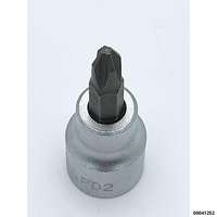 Steckschlüssel 3/8" PH2 Länge: 22/48mm