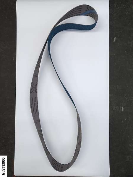 hansewerkzeug Hochleistungs-Schleifband 75x2000mm K36  "blau"  (für Stahl u. Edelstahl)