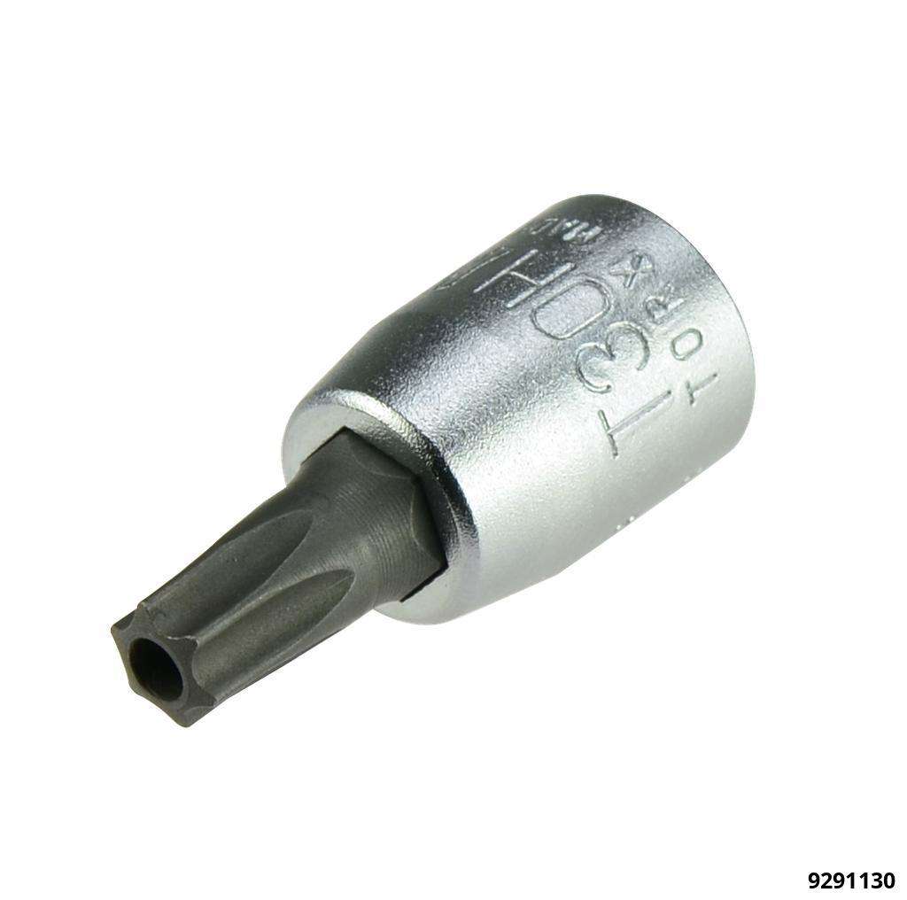 Torx-Stecknuss 1/4" mit Bohrung TX 30