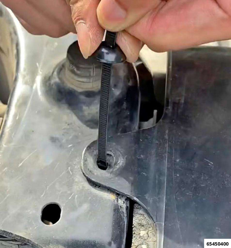 T-clip cable ties, 100 pcs.