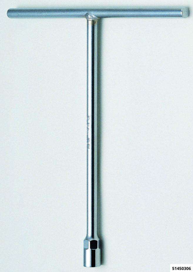 T-Griff Steckschlüssel mit 6-kant 6 x 180 mm