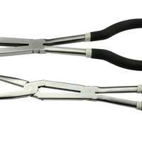 Spark plug plug double joint release pliers 45°, 6 and 12 mm round, 320 mm long