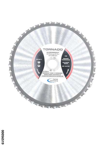 hansewerkzeug Tornado Kreisägeblatt HM-bestückt 230 x 2,2 x 30/ 25,4 mm  48 Zähne