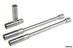 Spark Plug Socket Set 4 pieces For removing and installing spark plugs 14-16 mm L=70mm, L=250mm Antr. 3/8"