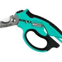 Industrial universal scissors type 1 with crimping and stripping function & Micro-serratedcutting edge