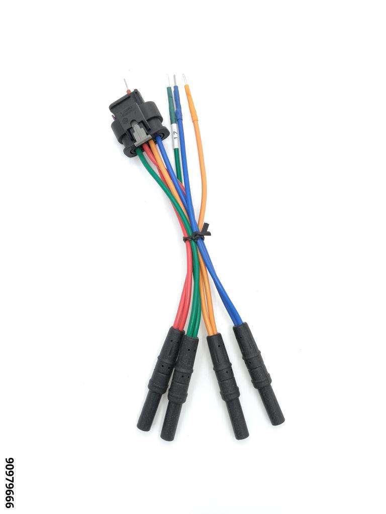 Aiguillage cosse de câble Nr.16/4P connec 4 broches sur prise banane 4,0mm