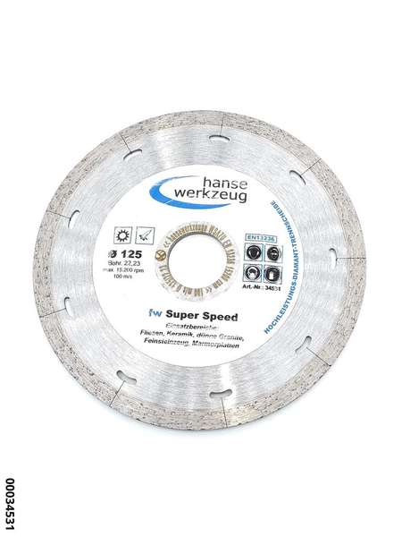 hansewerkzeug Dia.-Trennscheibe "fw Super-Speed" 125 x 1,2 x 22,23