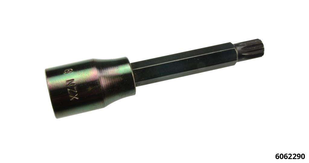 Vielzahn-Einsatz 1/2" M 9 x 100 mm Schaft 6-kant TOYOTA-Zylinderkopfschraube