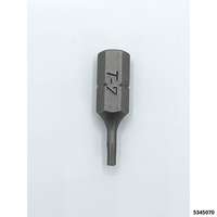 Torx-Einsatz TX 7 mit Bohrung 1/4"