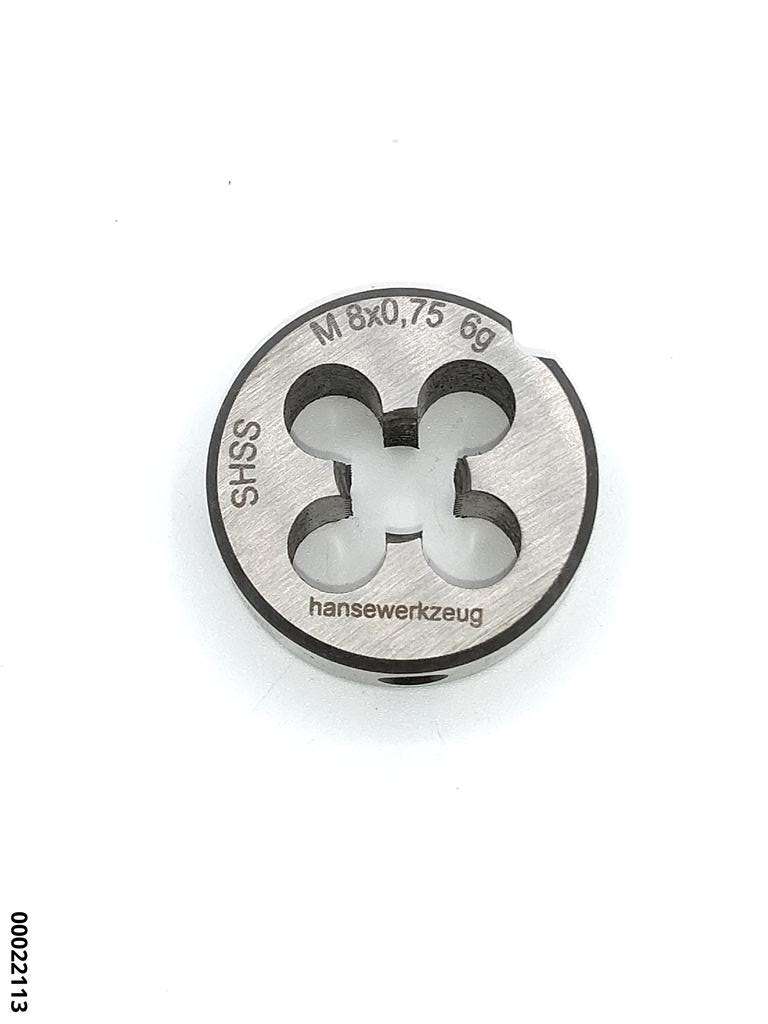 SHSS-Gew.-Schneideisen Typ 987 Metr. Fein DIN 223 M8x0,75