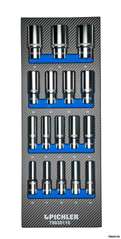 Long Socket Inserts 1/2", 17 pcs.