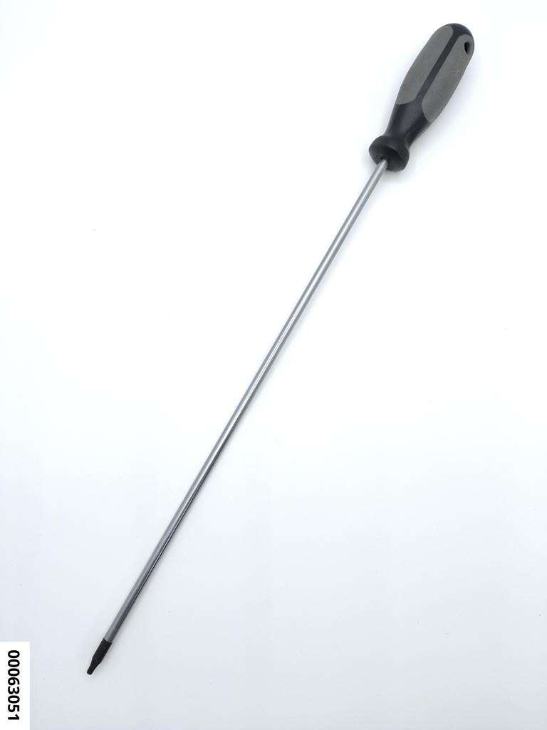 Torx-Schraubendreher TX10 lang Gesamtlänge 390 mm Klinge 300 mm mit Bohrung