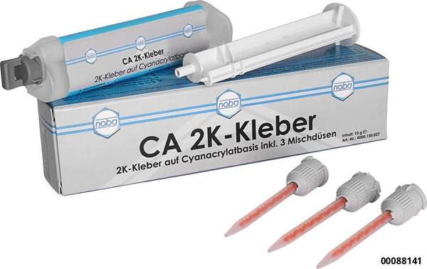 hansewerkzeug 2K-Kleber Doppelspritze 4:1 10g mit 3 Mischdüsen