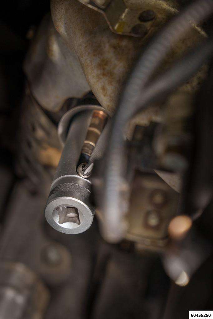 Lambdasonden-Stecknuss SW 22 1/2" Antrieb Länge 110 mm abgestuft drm. außen 32 mm für PSA, Ford Fiesta